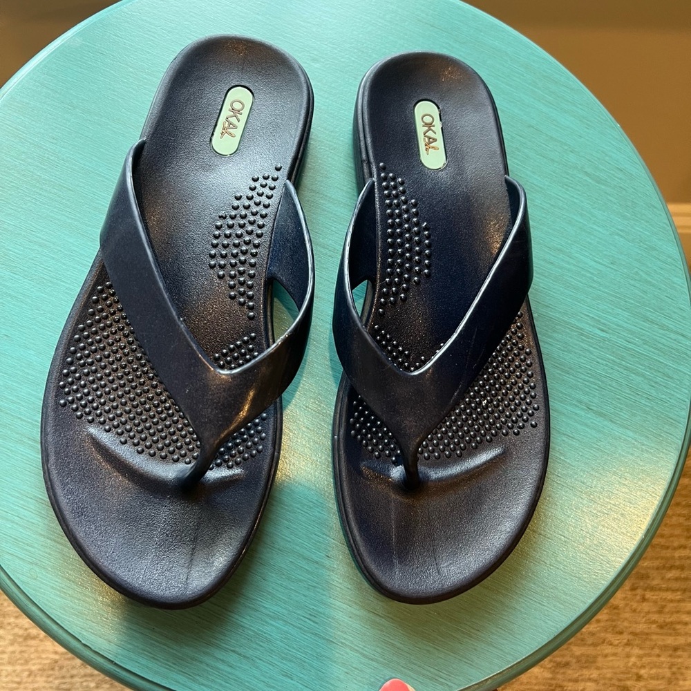 OKA b. Midnight Blue Flip Flops